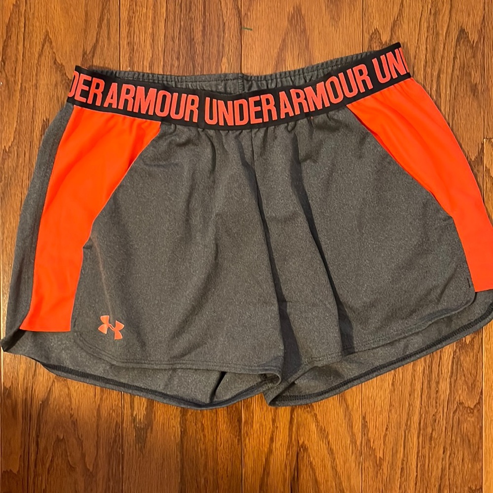 Under Armour Running - Neon Orange and Gray